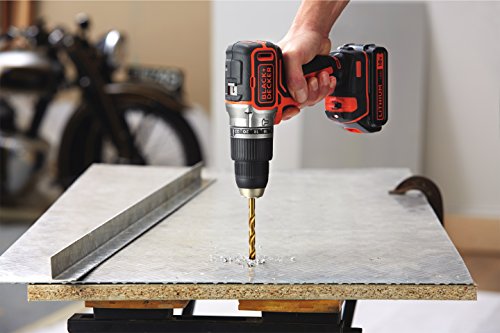 BLACKDECKER-BL188KB-QW-Taladro-Percutor-Motor-Brushless-con-2-velocidades-18-V-Incluye-2-Bateras-de-Litio-15-Ah-Cargador-y-Maletn