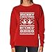 Merry Christmas Bitches Ugly Sweater Humping Reindeer Funny Women Sweatshirt