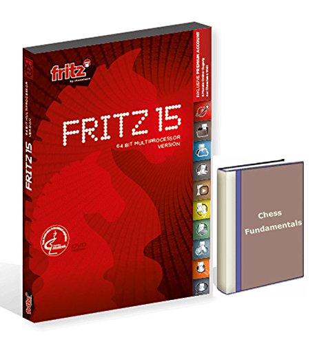 Fritz 15 Chess Playing Software Program & ChessCentral s Chess Fundamentals E-Book (2 item bundle)