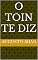 Livro O TOIN TE DIZ