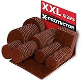 X-PROTECTOR Premium XXL Sizes Furniture Pads! Big Sizes of Heavy Duty Felt Pads Furniture Feet – Your Best Wood Floor Protectors. Protect Your Hardwood & Laminate Flooring from Heavy Furniture!