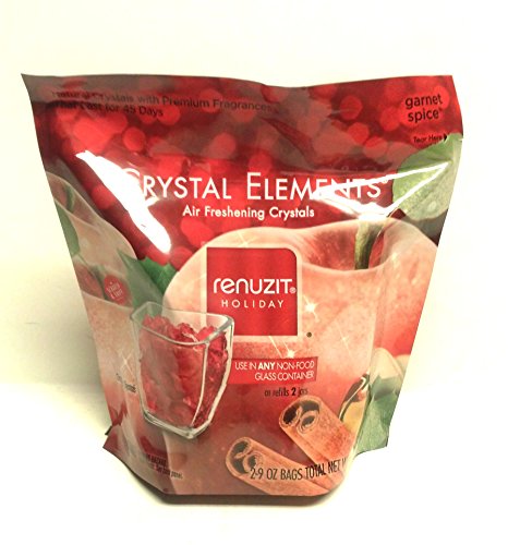 Renuzit Crystal Elements Air Freshening Crystals, Garnet Spice 18 oz.