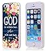 SE Case SE,Hungo Soft TPU Silicone Protective Cover Case Compatible with 5/5S/SE God is Within Her She Will Not Fall Psalm 46:5 Sayings