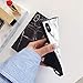 YonMeet Square Marble Case for iPhone X 10 Black White Glossy Cover for iPhone 7 Plus 8plus Slim Soft Flexible TPU Shockproof Trunk Back Shell (iPhone 7Plus/8Plus 5.5'', White)