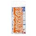 JellyBeadZ Brand - Hydrating Water Bead Neck Bandana -Cooling Sports Scarf - Orange Bandana Pattern