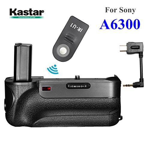 Kastar Infrared Remote Control Professional Vertical Battery Grip (Built-In 2.4G Wireless Control) for Sony ILCE-A6300 / A6300 Digital SLR Camera