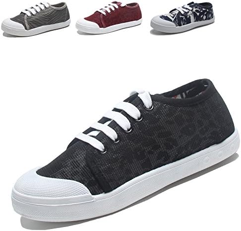 Kids Shoes YiuKhmer Boys Girls Tennis Sneakers Lace-up Casual Shoes (Toddler/Little Kid) (10M US Toddler, Black)
