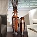 Hosley 18 Inch High Iron Embossed Tall Floor Vase Ideal Gift for Wedding and Special Occasions Great for The Den or Study as Well as The Family Room or Home Office O3