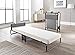 Jay-Be Inspire Folding Bed with Memory e-Fibre Mattress and Headboard, Regular, Black