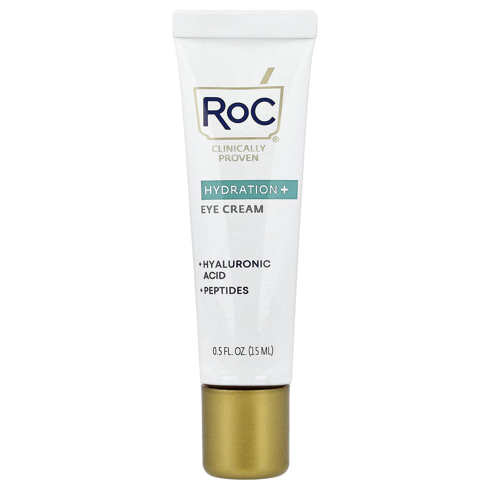 RoC Multi Correxion Hydrate + Plump Eye Gel-Cream | For Dark Circles & Puffy Eyes, With Caffeine & Hyaluronic Acid | 15 ml