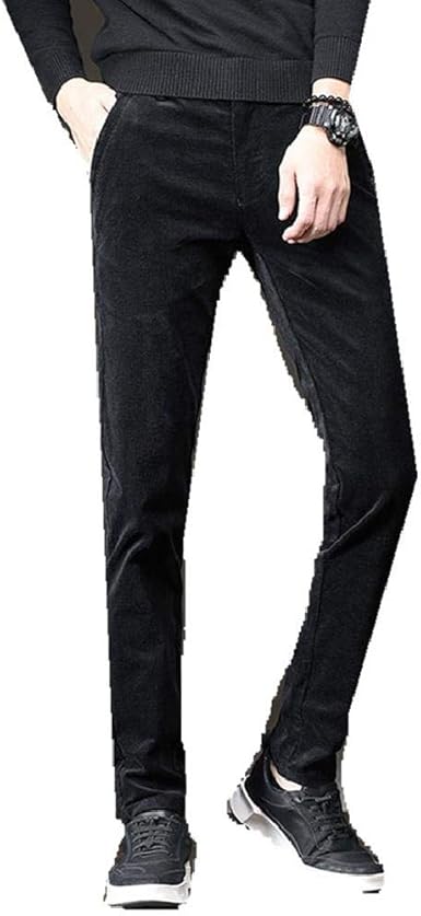 black mens corduroy pants