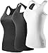 Lavento Women's Tank Top Workout Running Yoga Racerback Sleeveless T-Shirts
