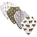 Hudson Baby Unisex Baby Cotton Fleece Bandana Bibs, Bear, One Size