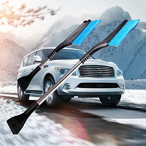 Ranoff Winter Car Ice Scraper Snow Brush Non-Retractable Window Shovel Removal Brush (Multicolored)