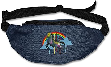 Heard Me Unisex Space Unicorn Fanny Pack Waist Packs Phone Holder Adjustable Running Belt For Cycling,Hiking,Gym