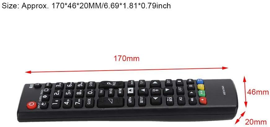 TV Remote Control for LG AKB74475481, Replacement Television Remote Controller for LG AKB74475481, Powered by Battery - Image 3