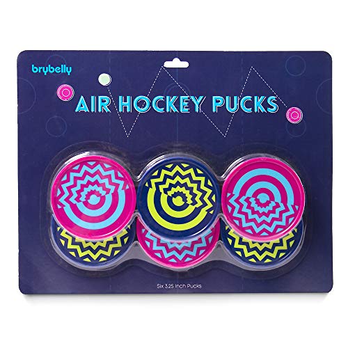 Deluxe Vivid Color Full Size Air Hockey Replacement Pucks - Set of 6! - Thumbnail 2