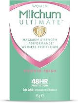 Mitchum Ultimate Women 48 Hr Protection Soft Solid Deodorant Powder Fresh 45 g
