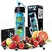 Savvy Infusion Flip Top Fruit Infuser Water Bottle - 24 Ounce - Unique Leak Proof Lid - Great Gifts for Women - Includes Bonus Infused Water Recipe eBook