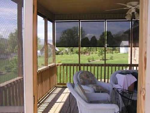 Dalix Outdoor Roller Shade Exterior Roll Up Sun Shade Patio