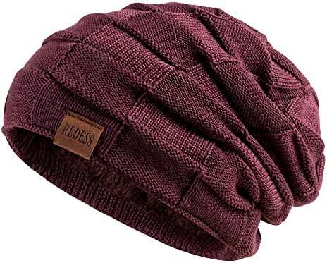 Mens Slouch Hollow Beanie Summer Skullcap B090 (B-Blue, Thin Cool