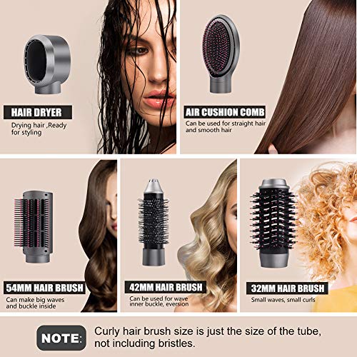 Lucklook 6in1 Hot Air Brushes for Hair Styling, Ionic Hair Dryer