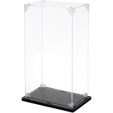 MECCANIXITY Acrylic Display Case, 4''x6''x12'' Clear Display Box Assemble Dustproof Display Box Storage Organizer for Collectibles Action Figures