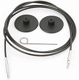 KnitPro KP10521 Interchangeable Cable 35 cm to 60 cm 24" Black