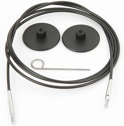 KnitPro KP10521 Interchangeable Cable 35 cm to 60 cm 24" Black
