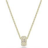 Swarovski Dextera pendant, White, Gold-tone finish