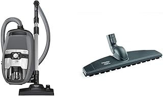 Miele Blizzard CX1 Powerline/Staubsauger ohne Beutel / 890 Watt/Hygiene Lifetime Filter / 3-teiliges Zubehör/Universal-Bodendüse / 2 Liter Volumen/grau & Parkettdüse SBB 400-3 (Twister XL)