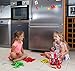 Magnetic Letters & Numbers - Best alphabet magnets: upper and lower case. 140 Large, Flexible, Non-toxic Soft Foam ABC & 123 magnets for kids in a PVC Bag. To use on a board, refrigerator and outdoors