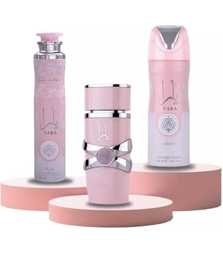 Amazon.com: Lattafa Yara 2 件式女性香水套裝(3.5 盎司(約96.4 毫升