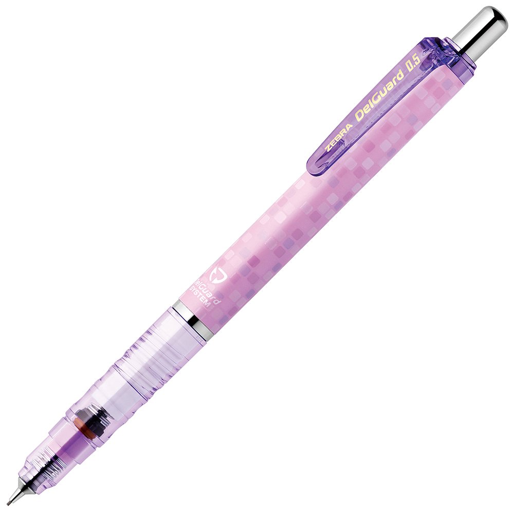 Zebra Mechanical Pencil DelGuard 0.5mm, Square Violet Body (P-MA85-SQV)