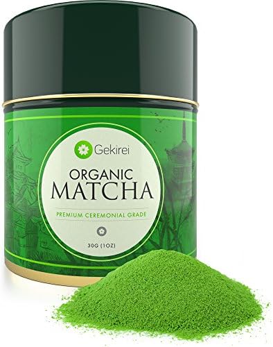 Matcha Green Tea Powder Organic - Japanese Premium Ceremonial Grade - JONA USDA Certified - 100% Pure Matcha - 1 oz 30 g.