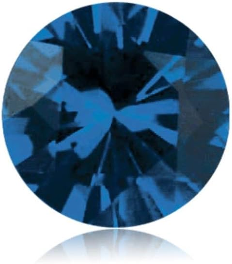 Mysticdrop Synthetic Round Cut Swiss Made Rough Blue Sapphire from 4MM-10MM