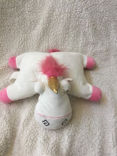 Despicable Me 2 Plush Stuffed Fluffy Unicorn Agnes Pillow Pet Euc (Best Of Agnes Despicable Me 2)