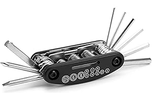 MMOBIEL Multi Fuctional Tool 16 in 1 - Bike Tool Kit - Repair Kit for Bike, Mountainbike, E-Bike - Bicycle Mutli Set