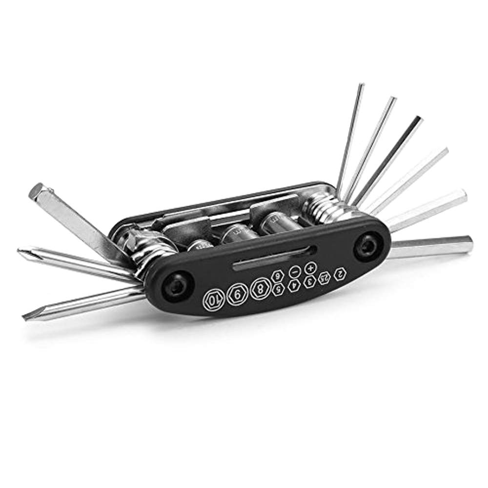 MMOBIEL Multi Fuctional Tool 16 in 1 - Bike Tool Kit - Repair Kit for Bike, Mountainbike, E-Bike - Bicycle Mutli Set