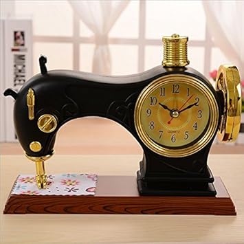 Amazon Com Ssby Sewing Machine Alarm Clock Desktop Clock Antique