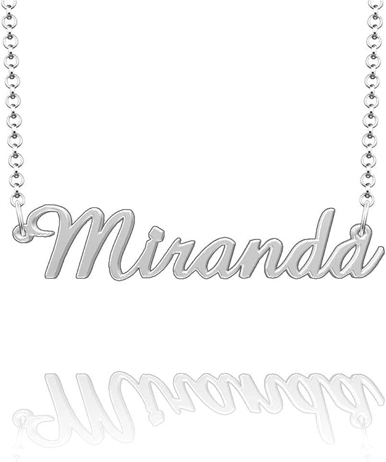 Last name necklace Clearance