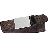 Michael Kors mens 31mm Mk Plaque Belt