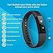Lintelek Heart Rate Monitor Activity Tracker and Sleep Monitor Pedometer Calories Track Smart Fitness Tracker Sports Wristband Watch Bracelet for Android IOS