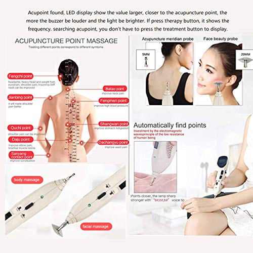 Acupuncture Pen Meridian Energy Pen Electro Acupuncture Care Pen Pluse Massage Rechargeable