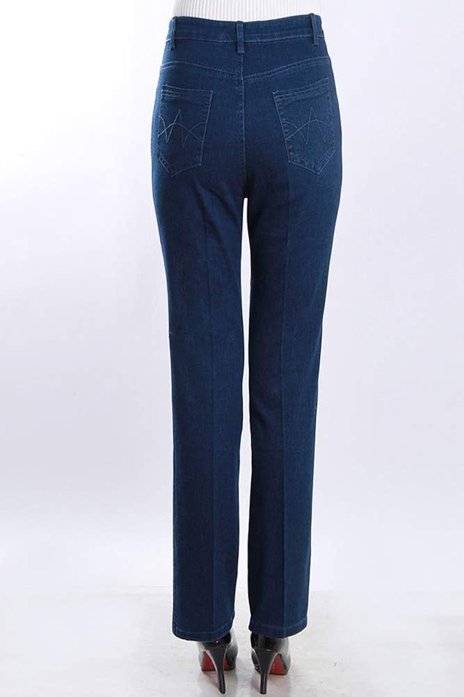 ladies elasticated waist jeans