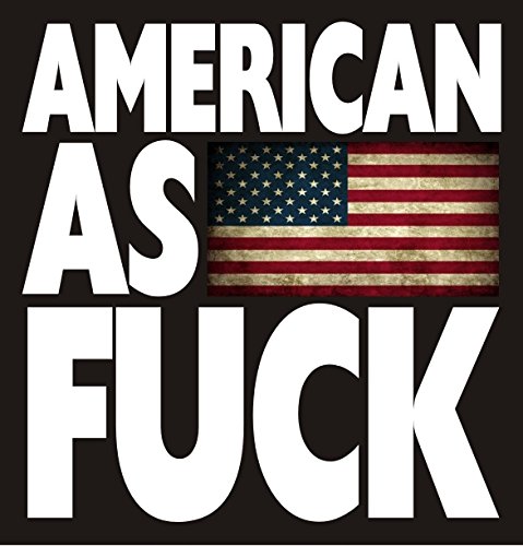 RT883 Proud American as F%CK Vintage US Flag Heavy Vinyl Decal Sticker F Bomb | Use on Yeti Cup Cooler Car Truck Jeep Window Mirror Laptop Ipad Toolbox Locker | 5"x4.75" - Thumbnail 7