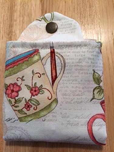 Handmade Tea Bag Wallet Carrier by Specialtea Teas Garden Tea Cup