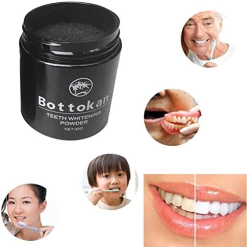 Teeth Whitening Powder,WPOtee Carbon Coco Natural Organic Charcoal Toothpaste Teeth Care Tools for Stronger Healthy White Teeth (A)