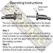 Etronic Bike Lock M4, Cable Lock 4 Feet Long Coiled Security Combo Combination Lock Bicycle Lock