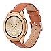 TOROTOP Band for Galaxy Watch 42mm Bands Women/Galaxy Watch Active Band, 20MM Genuine Leather Strap Replacement Band Strap Compatible for Samsung Galaxy Watch 42mm Bands/Gear Sport Band